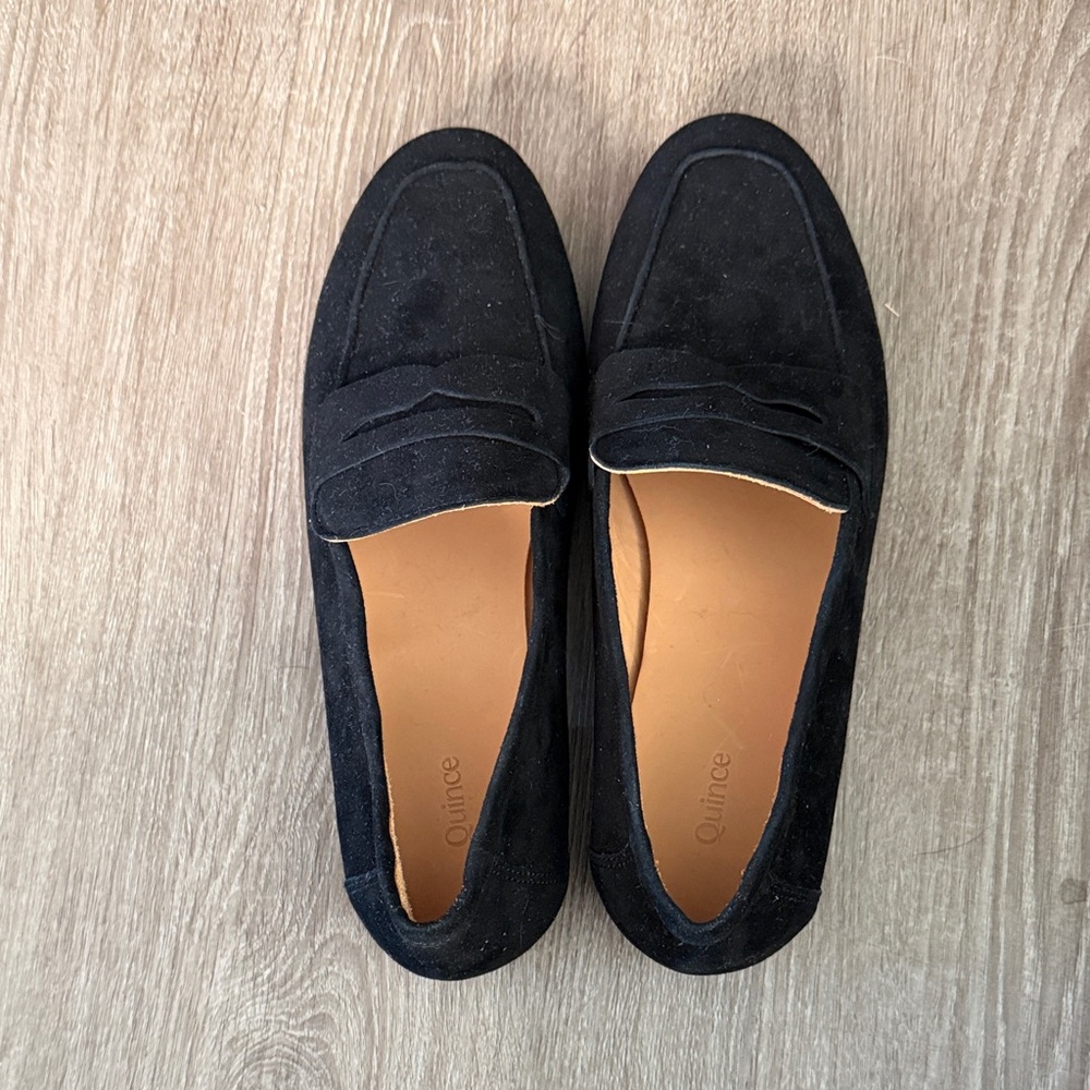 Quince black suede loafer - Picture 2 of 4